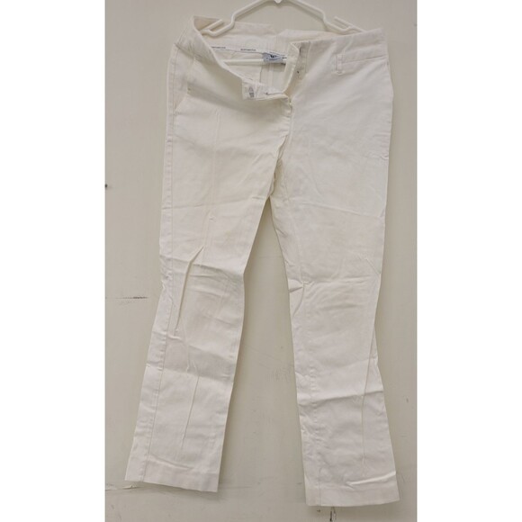 Worthington Industries Pants - Worthington Women's White Modern Fit Straight Leg Dress Pants Size 4 Stretch